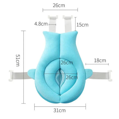 Comfortable Baby Bath Support with Cushioning