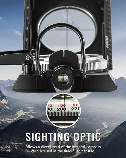 Tactical Compass with Inclinometer for Hiking Camping