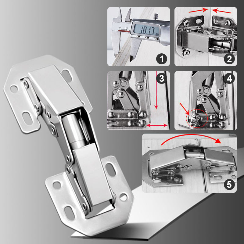 Simple Cabinet Hinges for Easy Door Mounting
