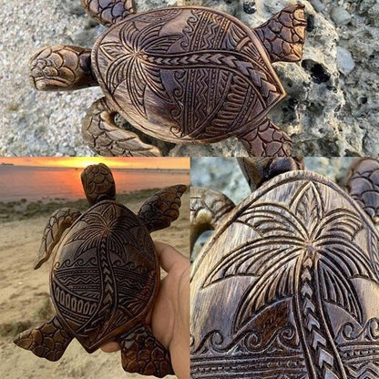 Ocean Turtle Decorative Figurine