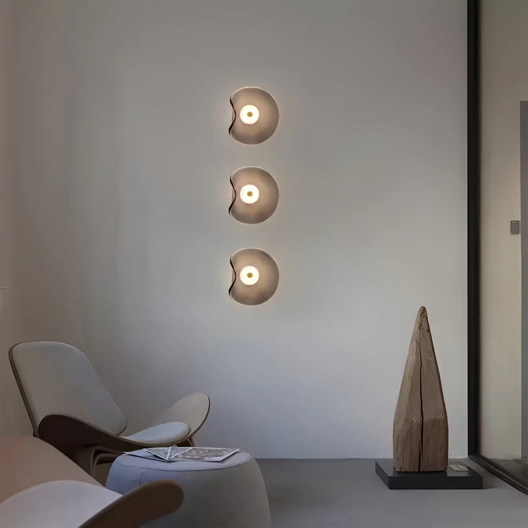 Stylish Round Glass Wall Light