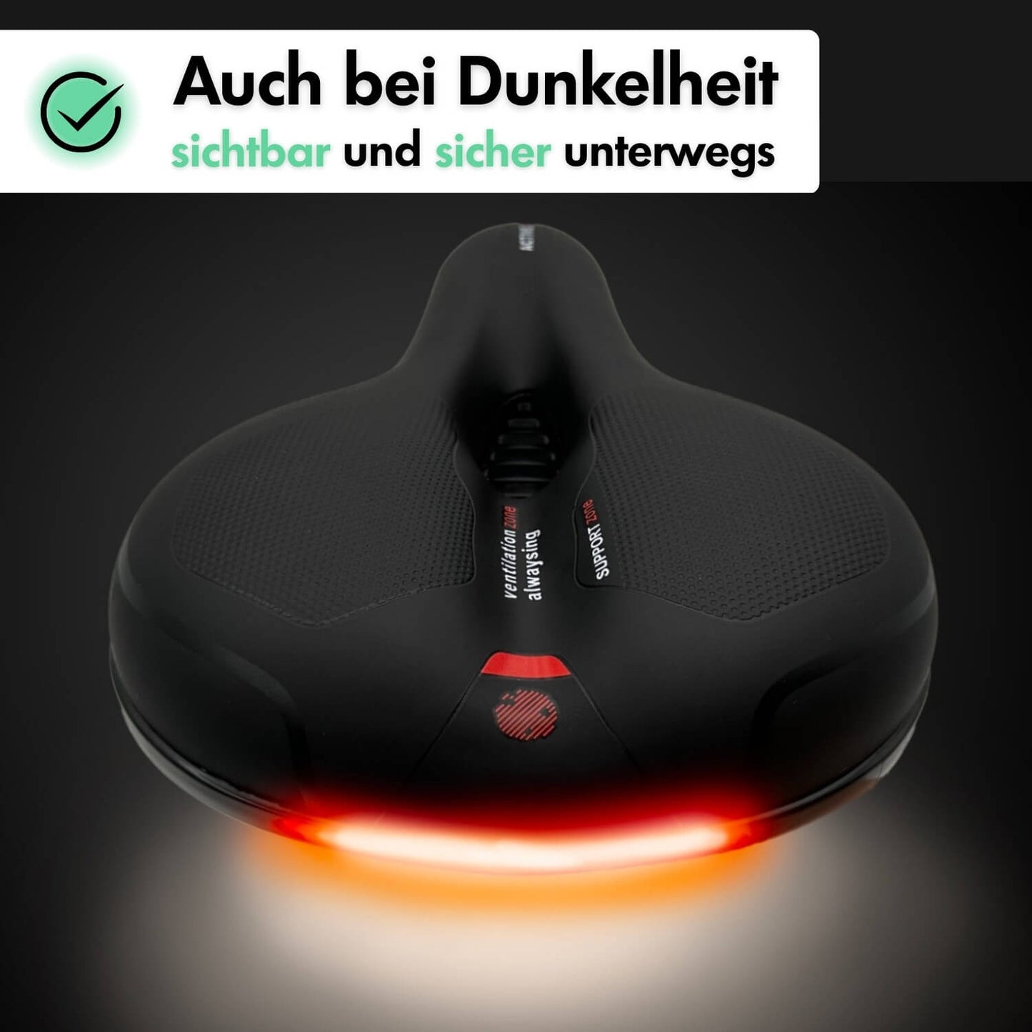 Befez CloudComfort Gel Bike Seat Cushion