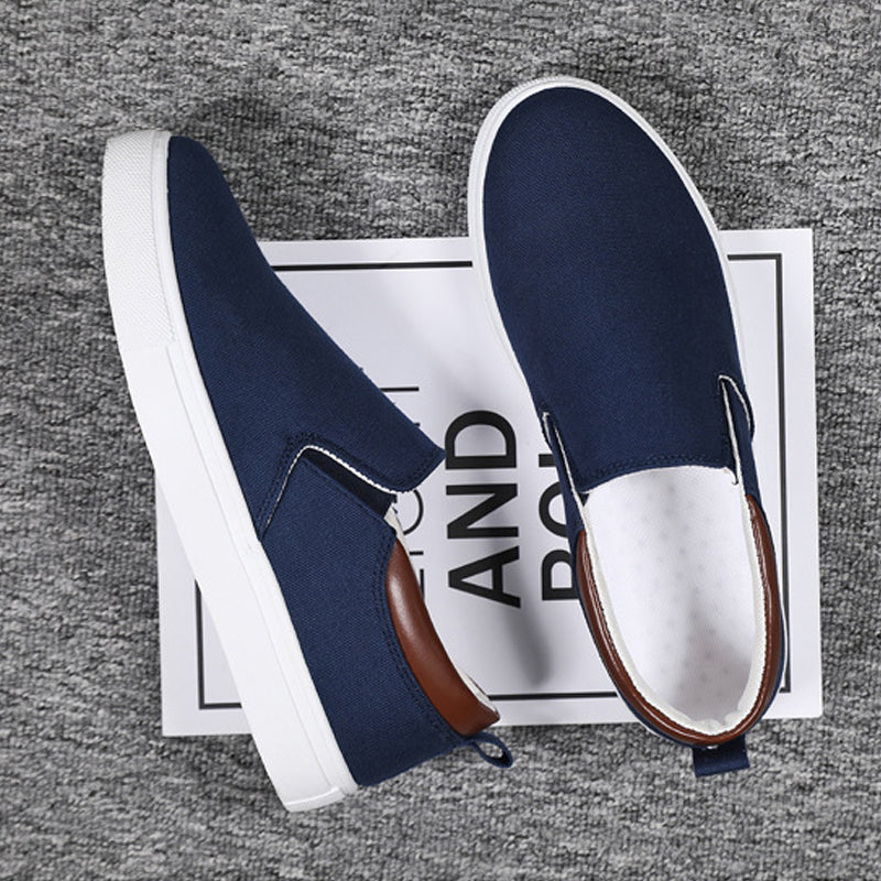 Casual Canvas Mens Slip On Shoes