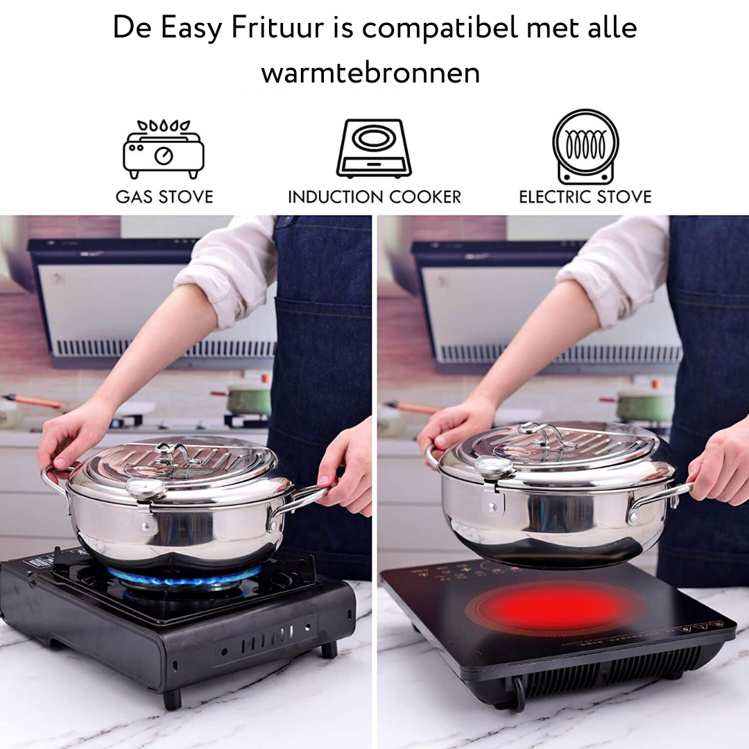 Accurate Digital Electric Deep Fryer with Thermostat