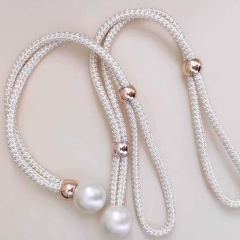 Shiny Pearl Curtain Tieback 2 Piece Set