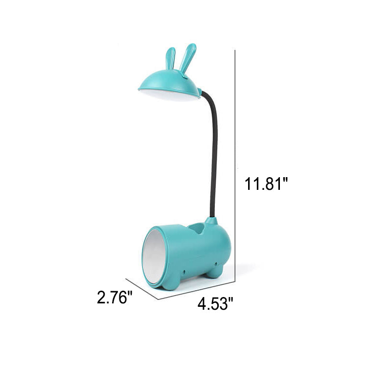 Colorful Rabbit LED Table Lamp with USB Port