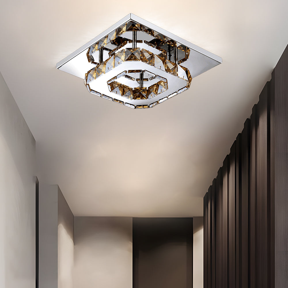 Luxury Crystal LED Ceiling Light Fixture - Befez