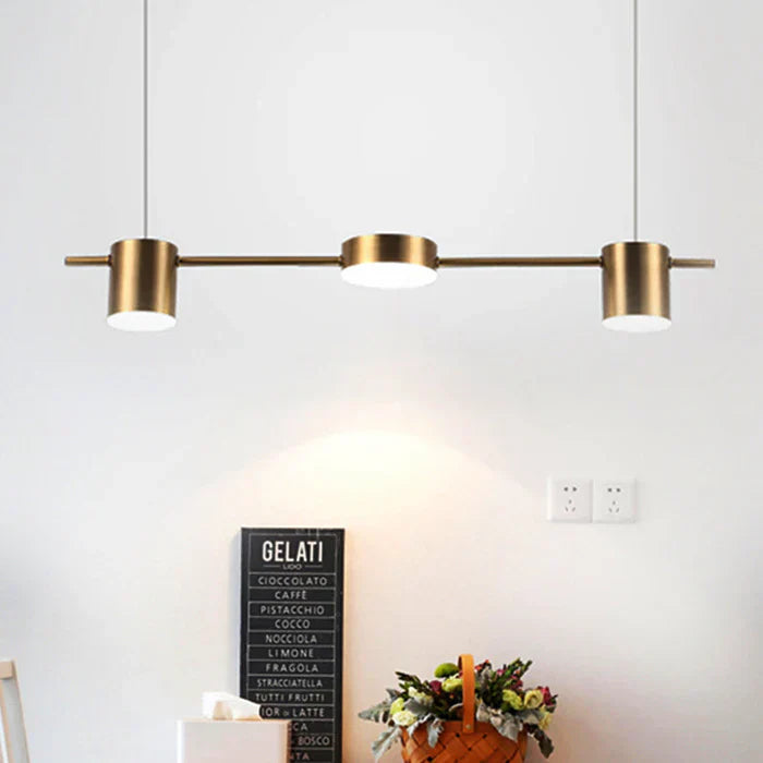 Sleek Metal Hanging Light - AuraDrum