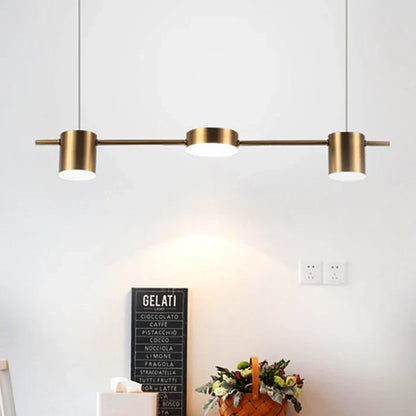 Sleek Metal Hanging Light - AuraDrum