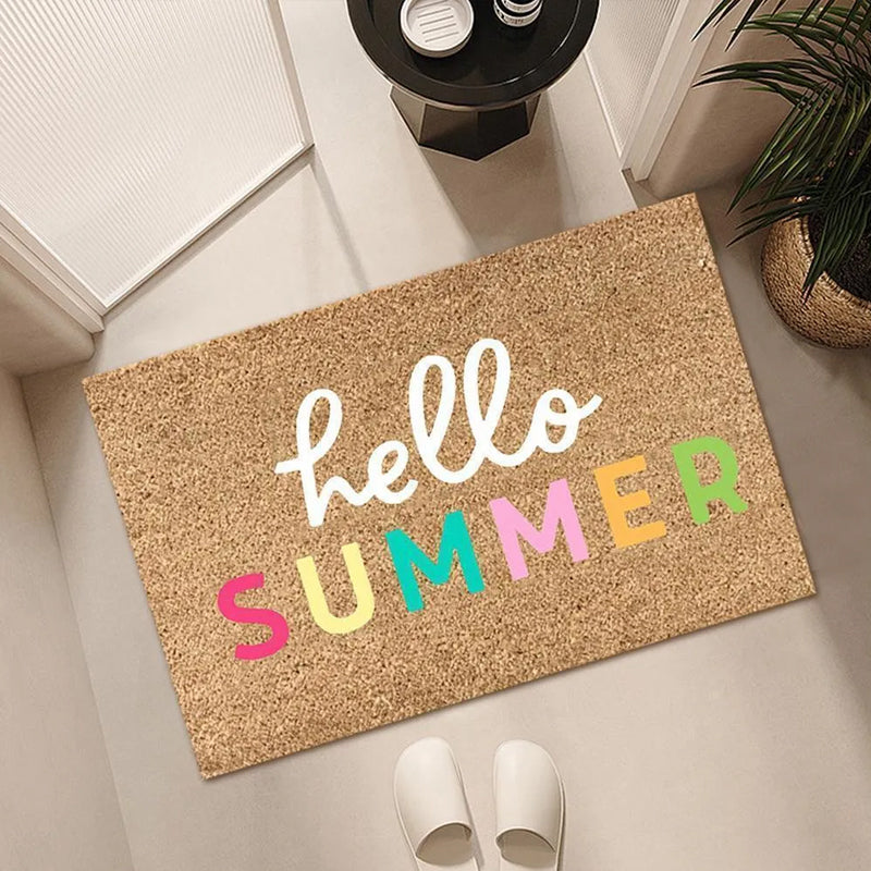 Colorful Welcome Mat – Stylish Front Door Mat