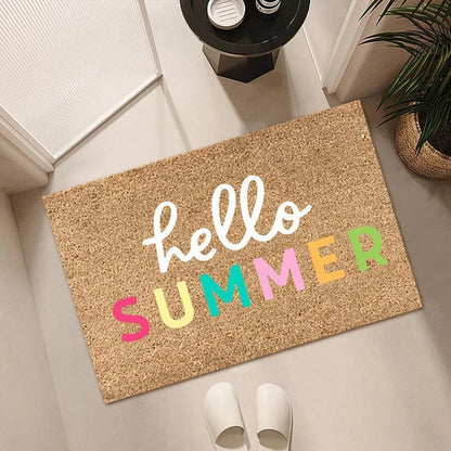 Colorful Welcome Mat – Stylish Front Door Mat