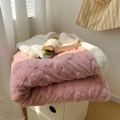 Cozy Plush Sherpa Blanket Soft Fleece Throw