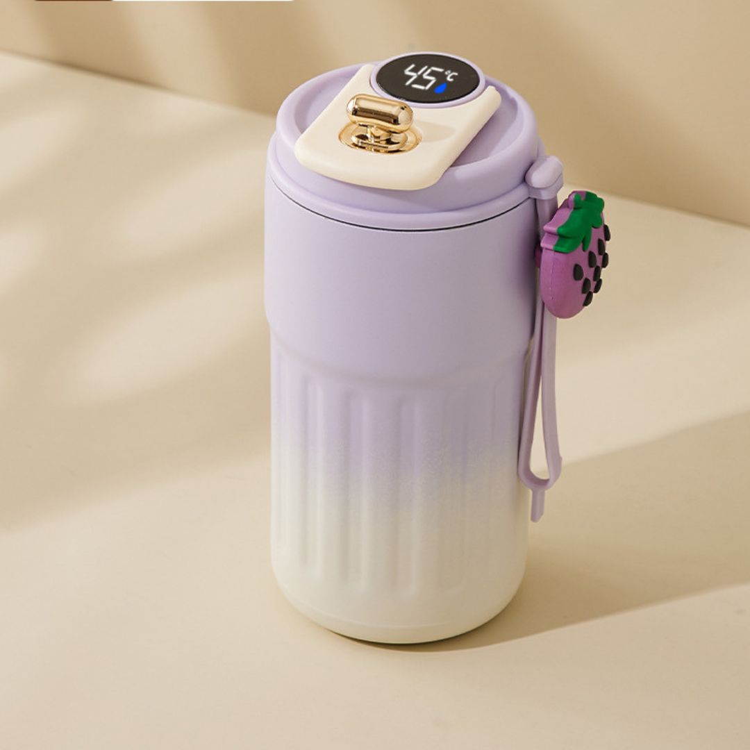 Insulated Stainless Steel Smart Coffee Mug 450ml