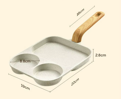 3 Compartment Food Steamer Cooker