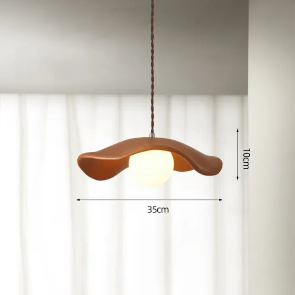 Natural Leaf Hanging Light Fixture