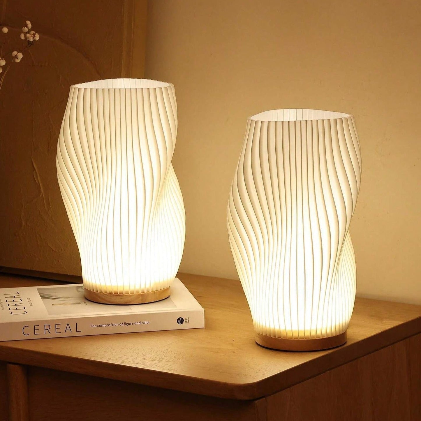Colorful Curved Mood Table Lamp