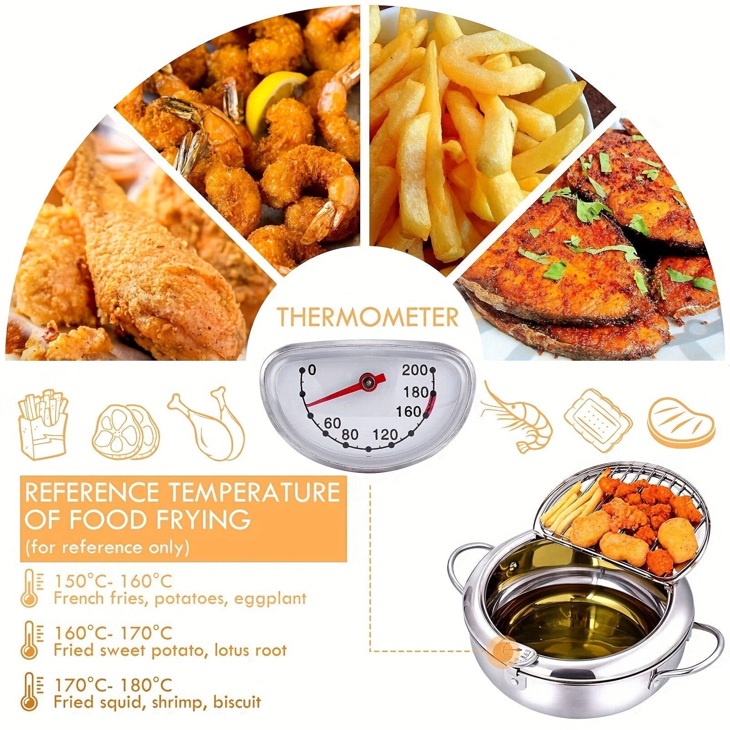 Digital Fryer with Advanced Temperature Settings
