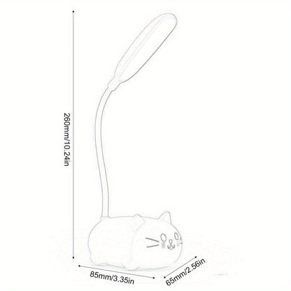Portable LED Desk Lamp with USB Rechargeable Base
