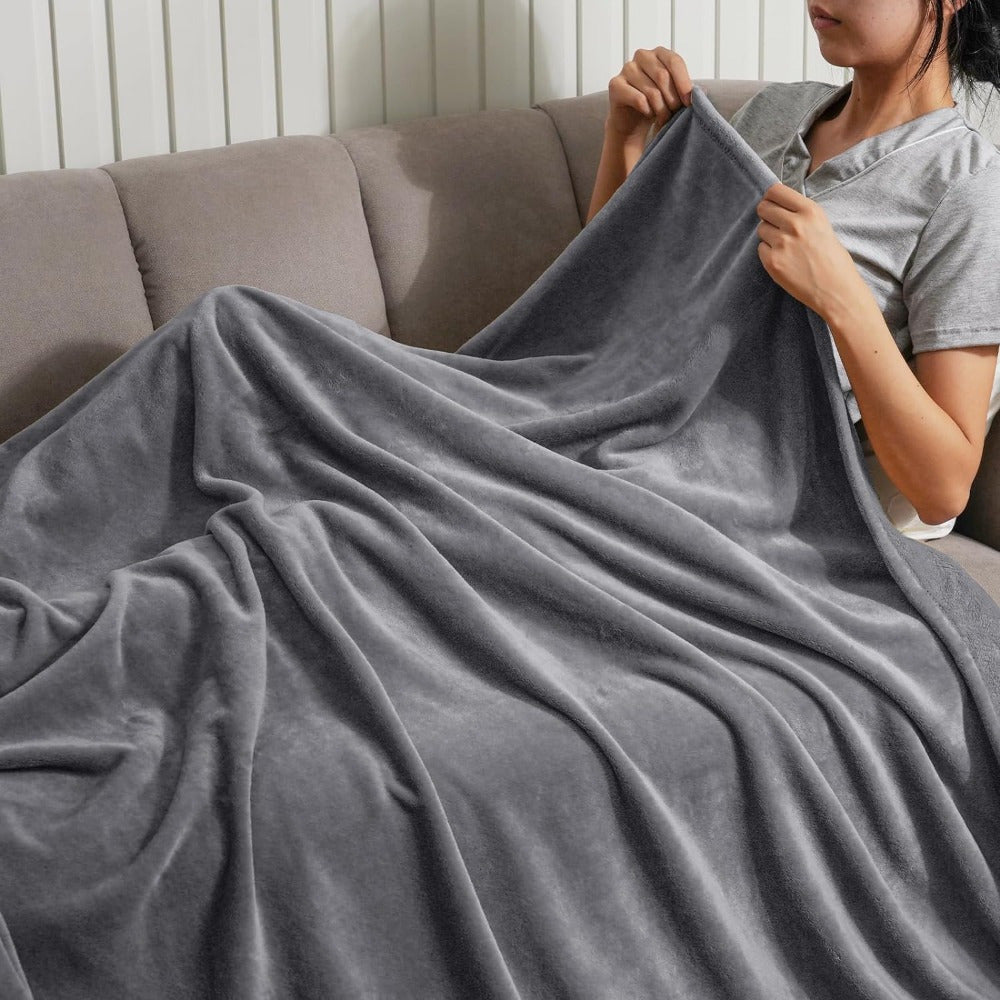 Cozy Plush Throw Blanket - Soft Reversible for All Seasons - Befez