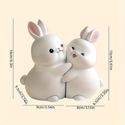 Fun Rabbit Book Ends