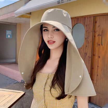 Stylish Large Brim UV Protection Women's Sun Hat