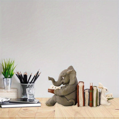 Fun Animal Wooden Book Ends