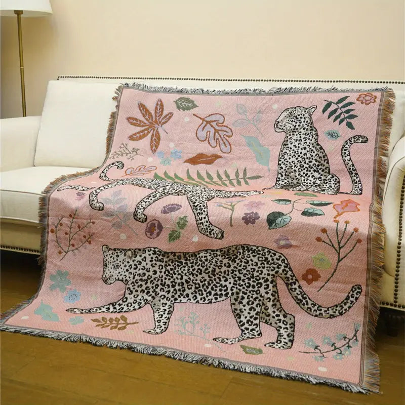 Stylish Animal Print Throw Blanket - Befez