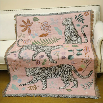 Stylish Animal Print Throw Blanket