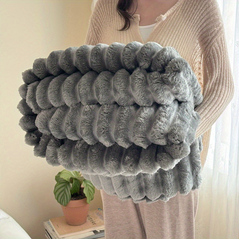 Cozy Plush Throw Blanket for Home