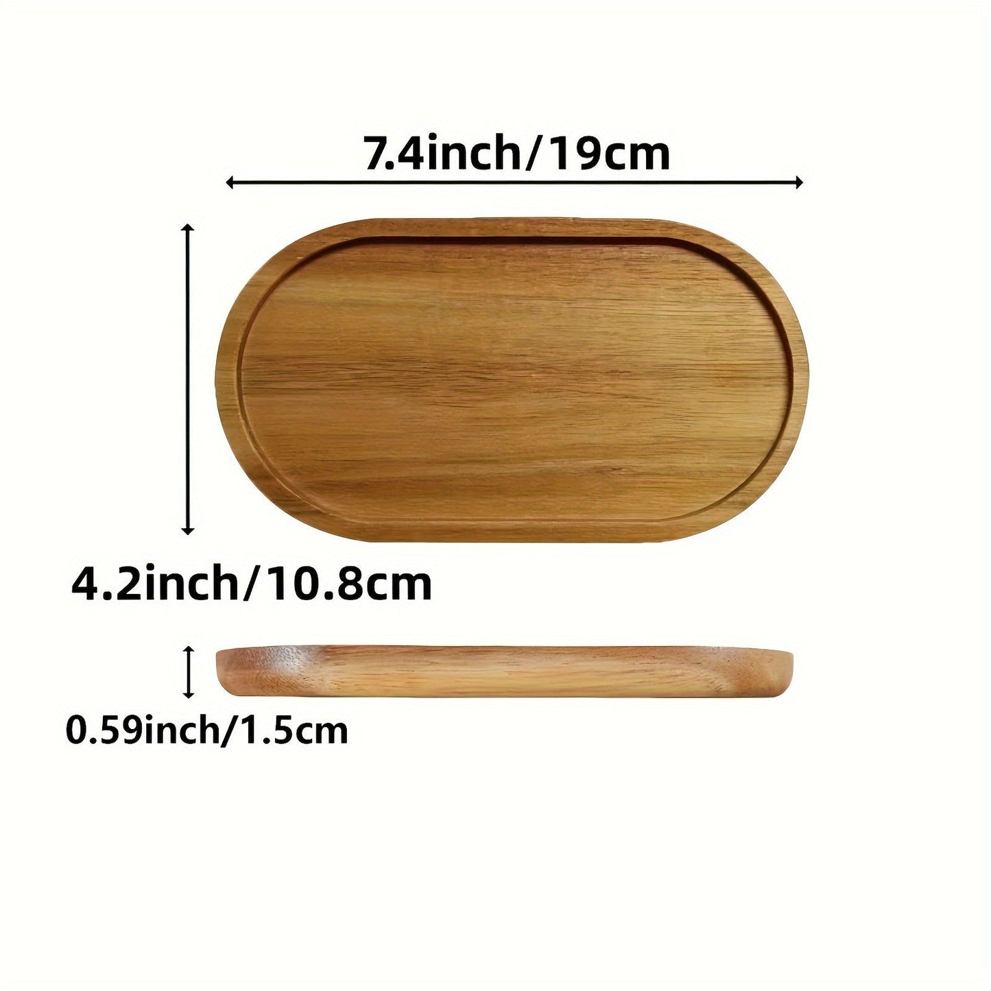 Stylish Wooden Serving Tray