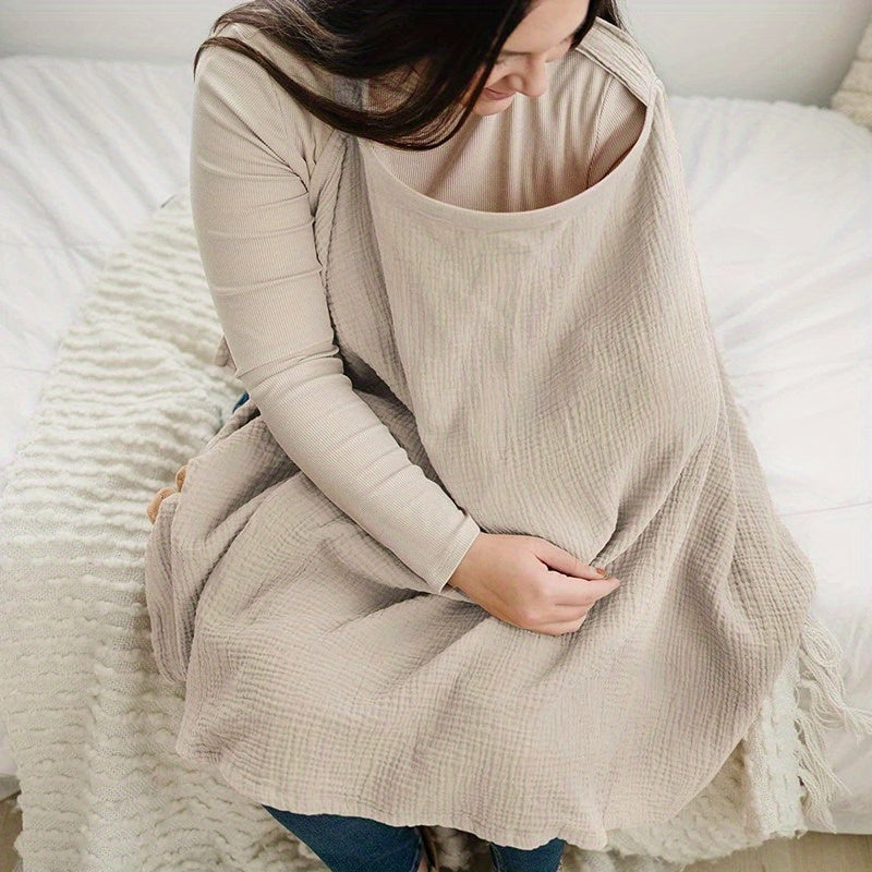 Cozy Nursing Blanket - Gentle Breathable Blanket for Moms - Befez