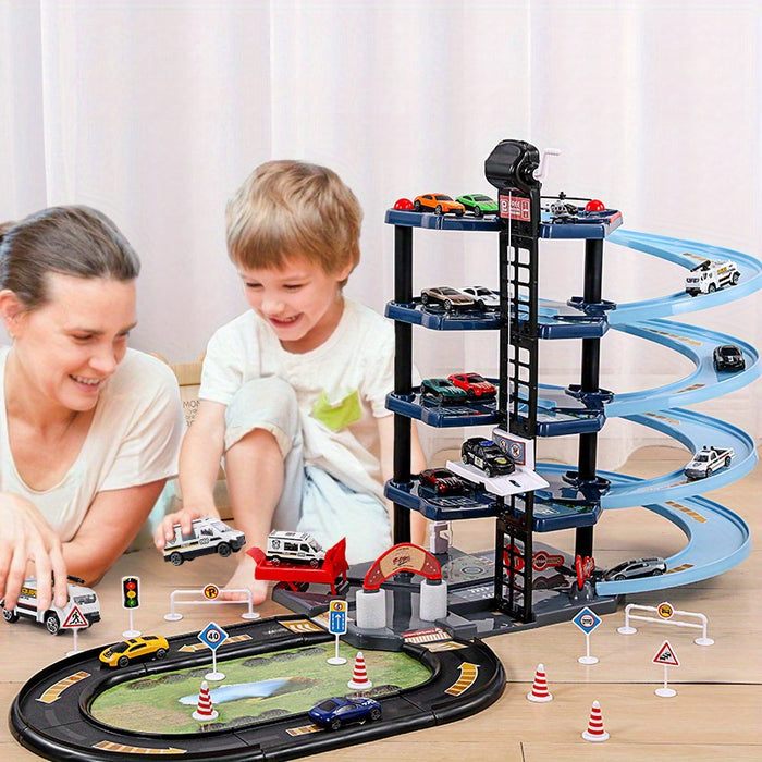 Ultimate 3D Fire Station Playset with Trucks and Signs