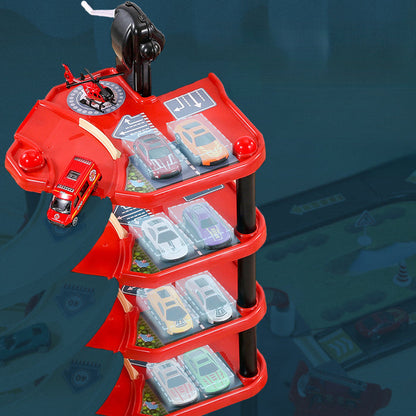Ultimate 3D Fire Station Playset with Trucks and Signs