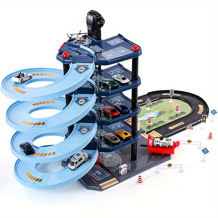 Ultimate 3D Fire Station Playset with Trucks and Signs