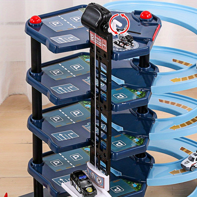 Action Fire Station Playset with Police Cars