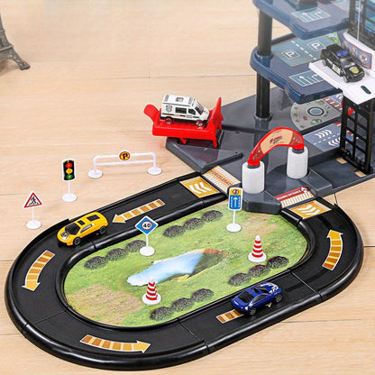 Ultimate 3D Fire Station Playset with Trucks and Signs