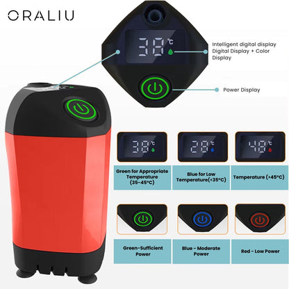 Compact Rechargeable Outdoor Camping Shower Kit