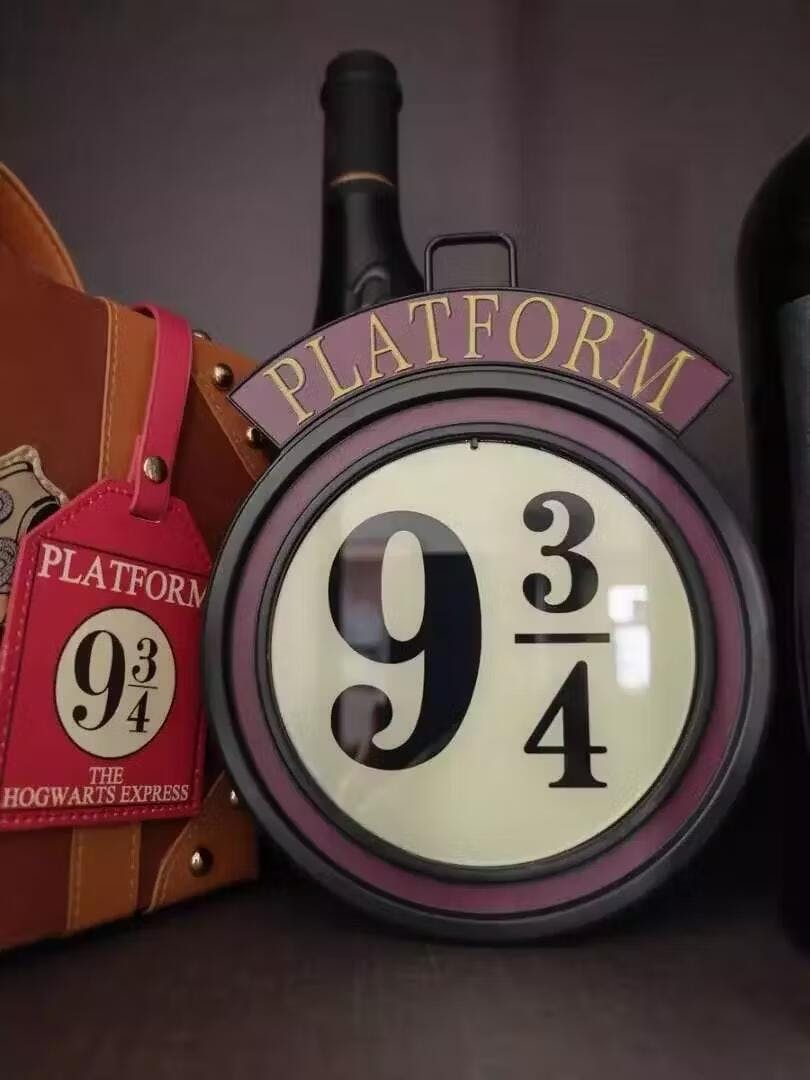 Enchanted Hogwarts Platform Wall Light