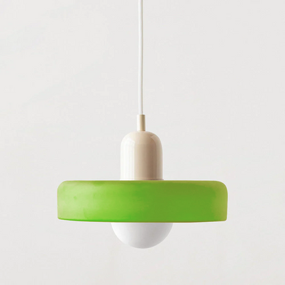 Colorful Glass Hanging Light Fixture