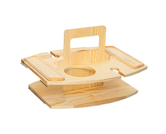Compact Folding Wooden Table Set 36x31x26cm - Befez
