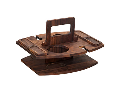 Compact Folding Wooden Table Set 36x31x26cm