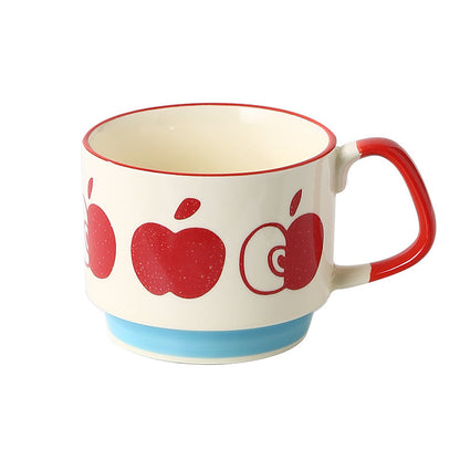 Decorative Printed Hanging Ceramic Coffee Mug