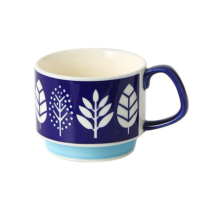 Decorative Printed Hanging Ceramic Coffee Mug