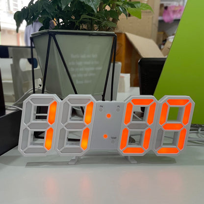 Modern LED Wall Clock Home Decor Display