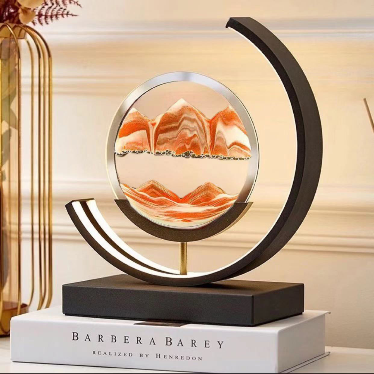 Unique Sand Timer Landscape Home Decor Ornaments