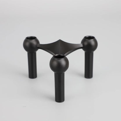 Unique Metal Candle Holder Table Decor