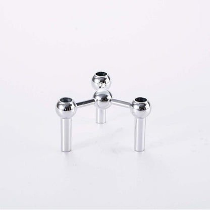 Unique Metal Candle Holder Table Decor