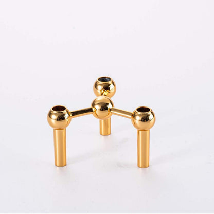Unique Metal Candle Holder Table Decor