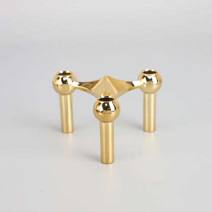 Unique Metal Candle Holder Table Decor