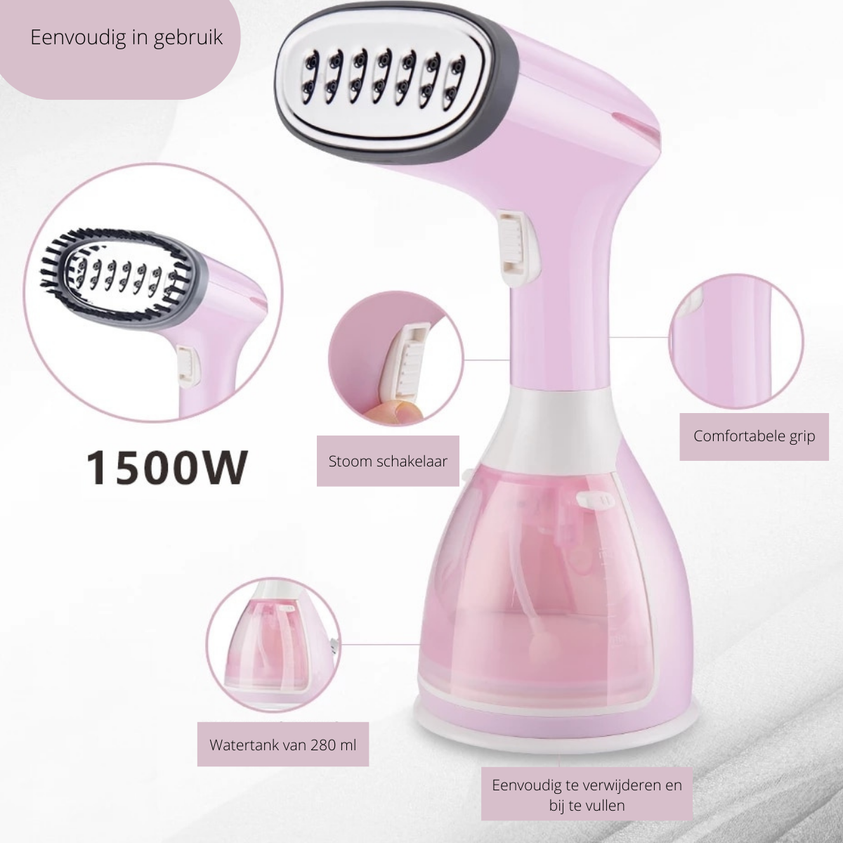 Travel Mini Fabric Steamer Easy Iron